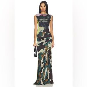 OTTOLINGER Camo Maxi Dress